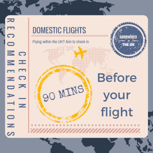 Check in recommendations for Domestic flights is around 90 mins